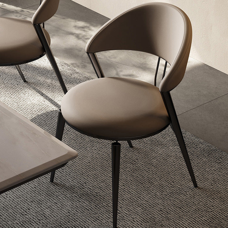 Contemporary Dining Chair Kitchen Open Back Dining Side Chair