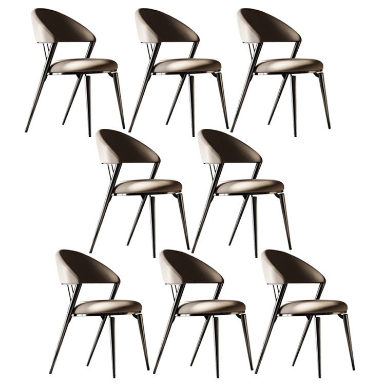 Contemporary Dining Chair Kitchen Open Back Dining Side Chair