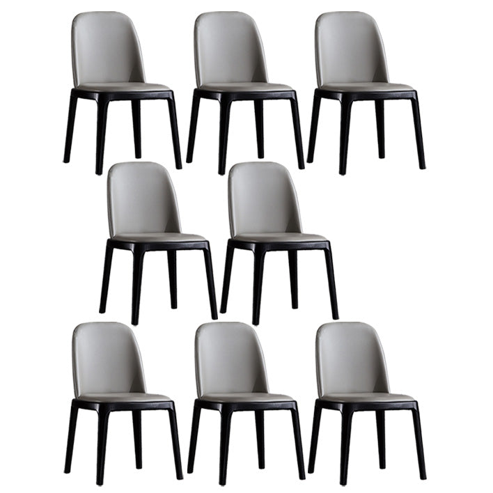 Industrial Indoor-Outdoor Dining Chair Parsons Chair with Upholstered