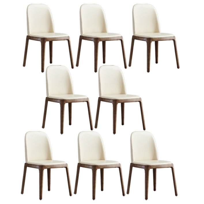 Industrial Indoor-Outdoor Dining Chair Parsons Chair with Upholstered