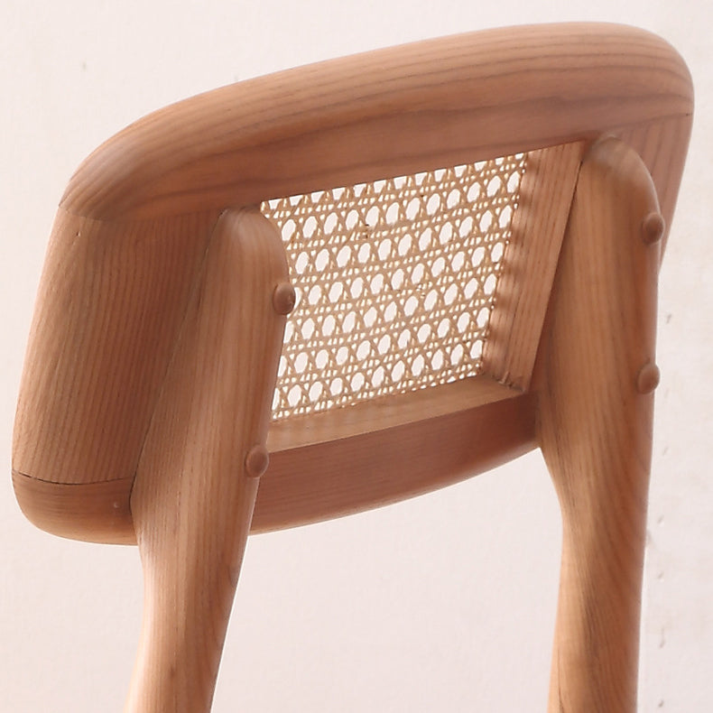 Contemporary Wood Kitchen Dining Side Chair Open Back Dining Side Chair