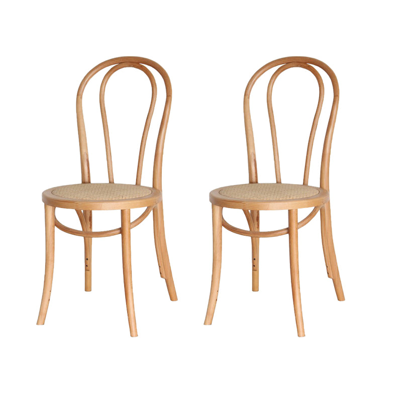 Armless Kitchen Dining Side Chair Wood Windsor Dining Side Chair