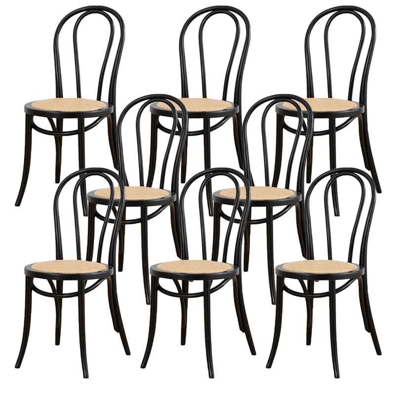 Armless Kitchen Dining Side Chair Wood Windsor Dining Side Chair