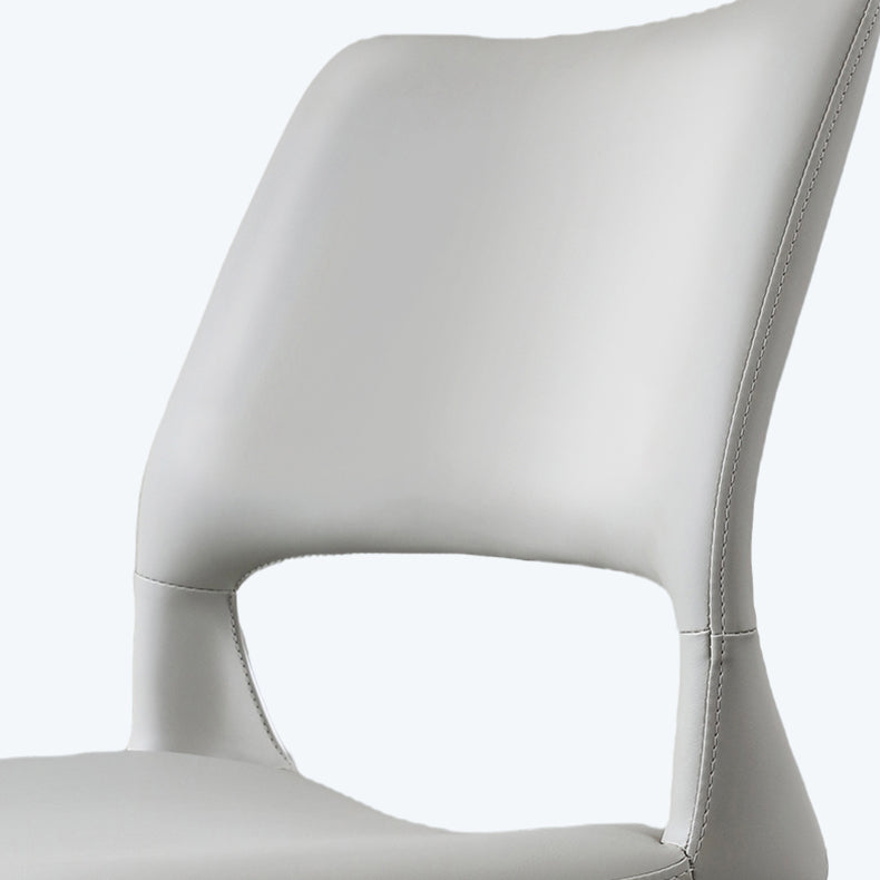 Industrial Kitchen Dining Side Chair Open Back Metal Side Chair