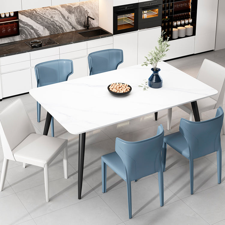 Modern Indoor Dining Room Chair Wingback Upholstered Side Chair