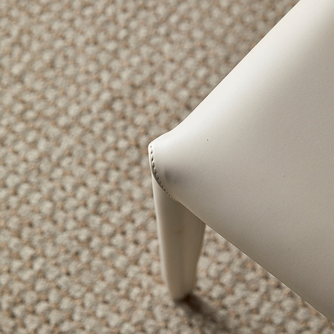 Contemporary Kitchen Wingback Side Chair Armless Dining Chairs