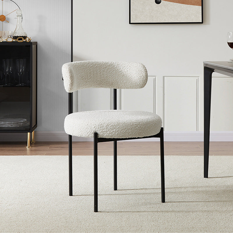 Contemporary Dining Accent Chair Armless Chair with Upholstered