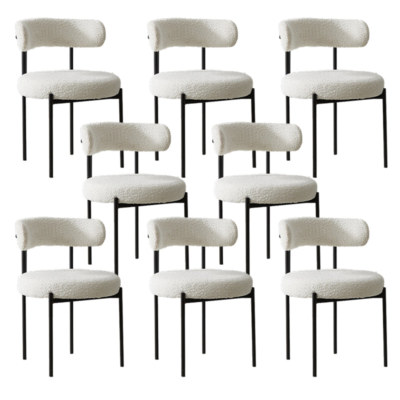 Contemporary Dining Accent Chair Armless Chair with Upholstered