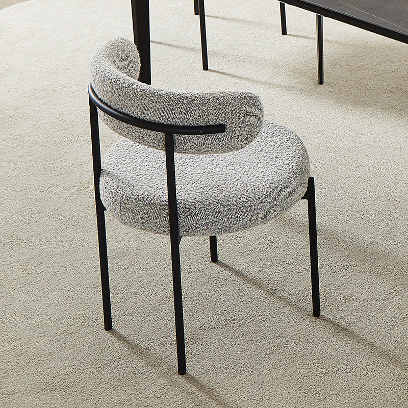 Contemporary Dining Accent Chair Armless Chair with Upholstered