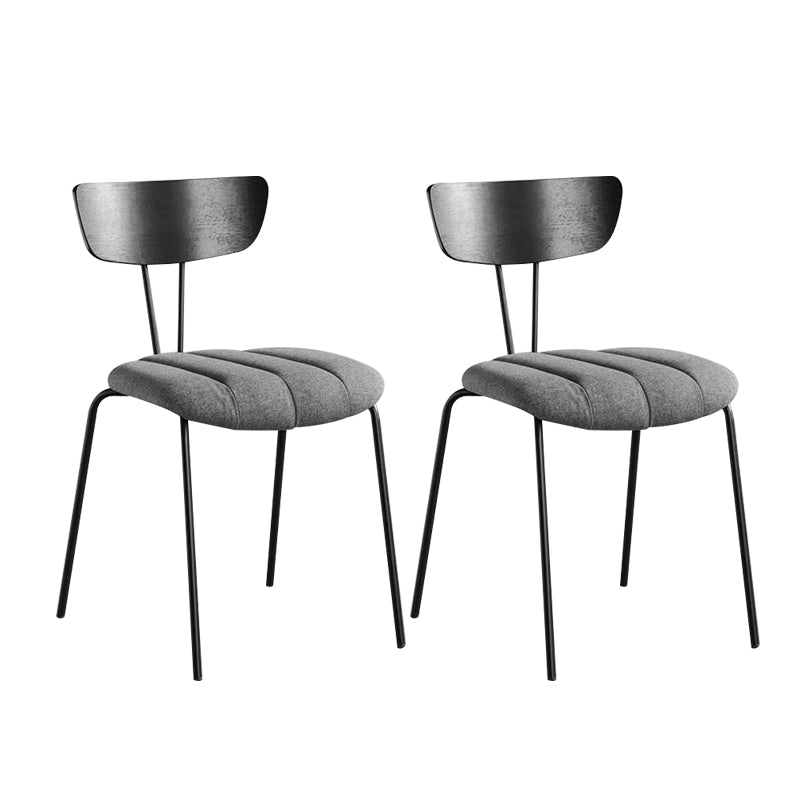 Contemporary Home Stacking Dining Chair Upholstered Side Chair