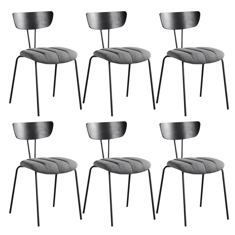 Contemporary Home Stacking Dining Chair Upholstered Side Chair