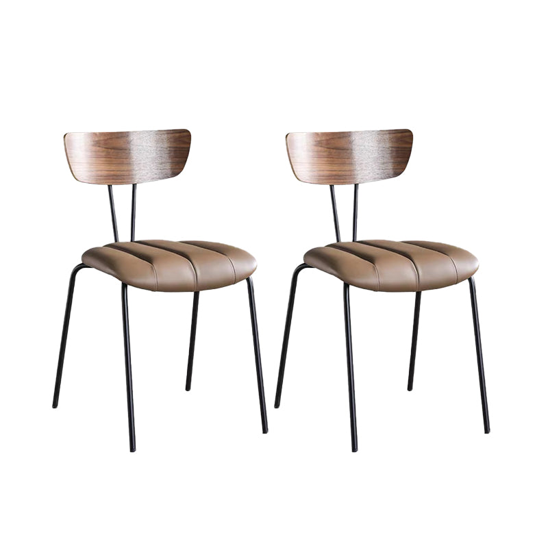 Contemporary Home Stacking Dining Chair Upholstered Side Chair