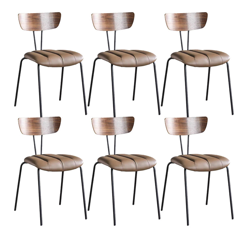 Contemporary Home Stacking Dining Chair Upholstered Side Chair