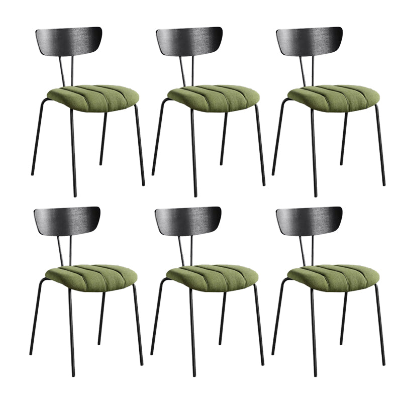Contemporary Home Stacking Dining Chair Upholstered Side Chair