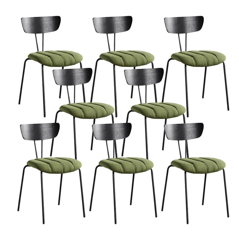 Contemporary Home Stacking Dining Chair Upholstered Side Chair