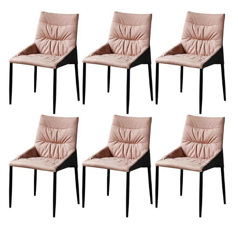 Home Dining Room Arm Chair Black Legs Upholstered Dining Chair