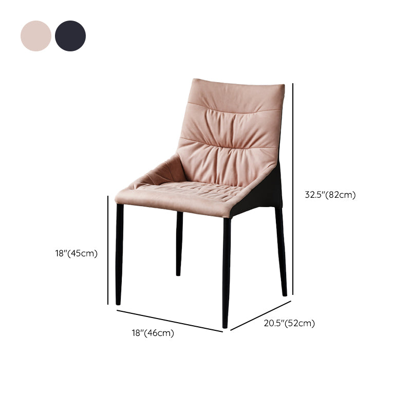 Home Dining Room Arm Chair Black Legs Upholstered Dining Chair