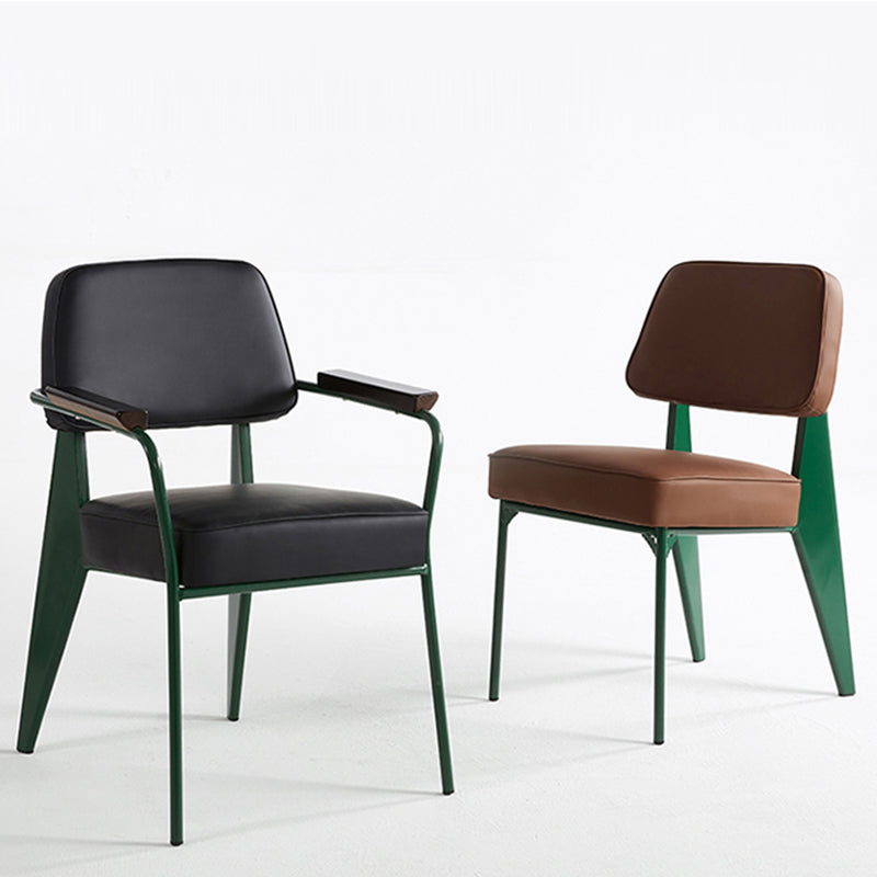 PU Leather Dining Chairs Contemporary Kitchen Dining Side Chair