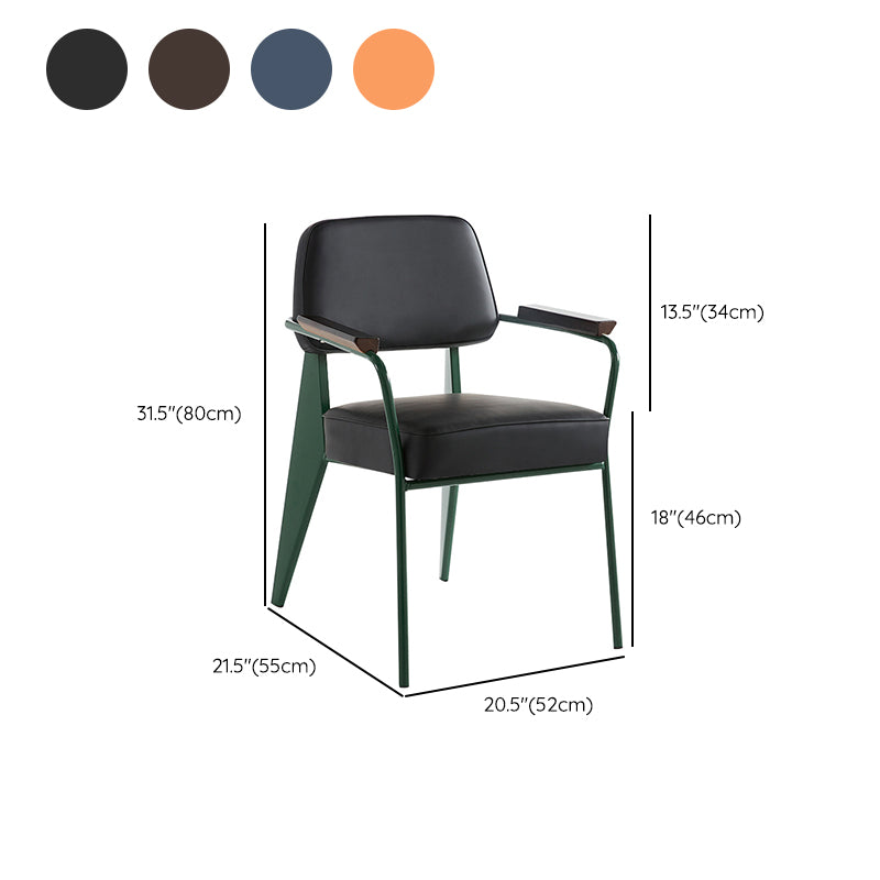 PU Leather Dining Chairs Contemporary Kitchen Dining Side Chair