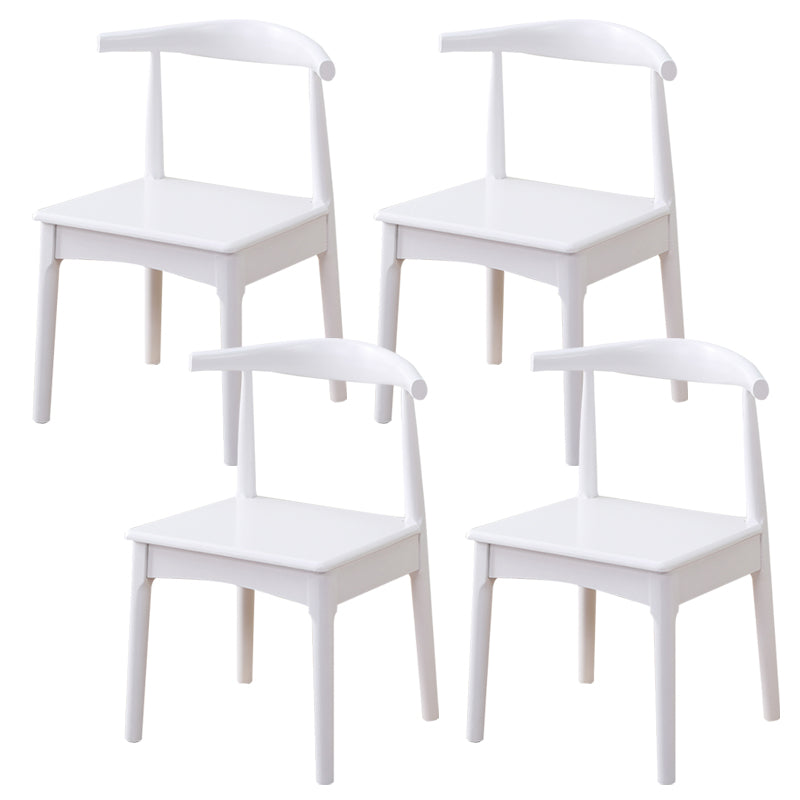 Wood Side Dining Chairs Modern Style Indoor-Outdoor Side Chair