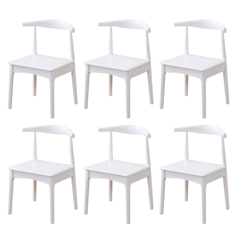 Wood Side Dining Chairs Modern Style Indoor-Outdoor Side Chair