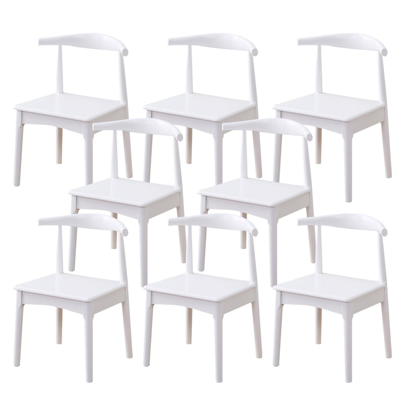Wood Side Dining Chairs Modern Style Indoor-Outdoor Side Chair