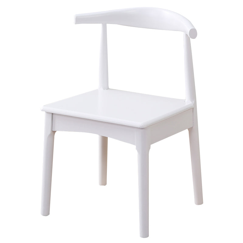 Wood Side Dining Chairs Modern Style Indoor-Outdoor Side Chair