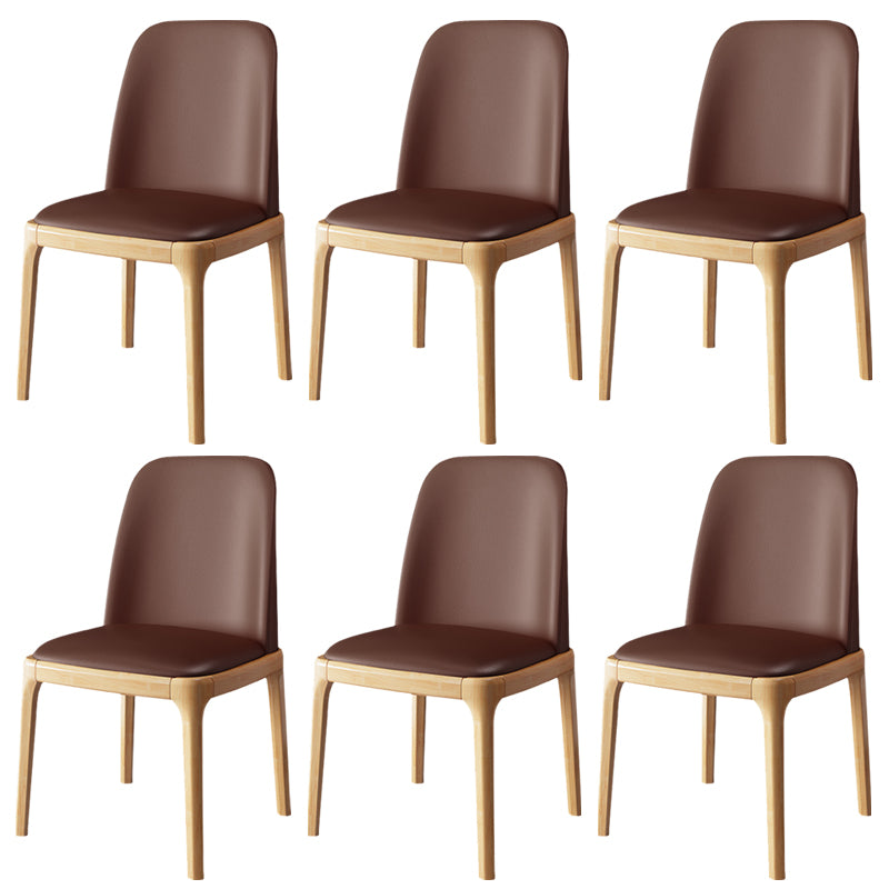Wood Side Dining Chairs Modern Style Indoor-Outdoor Side Chair