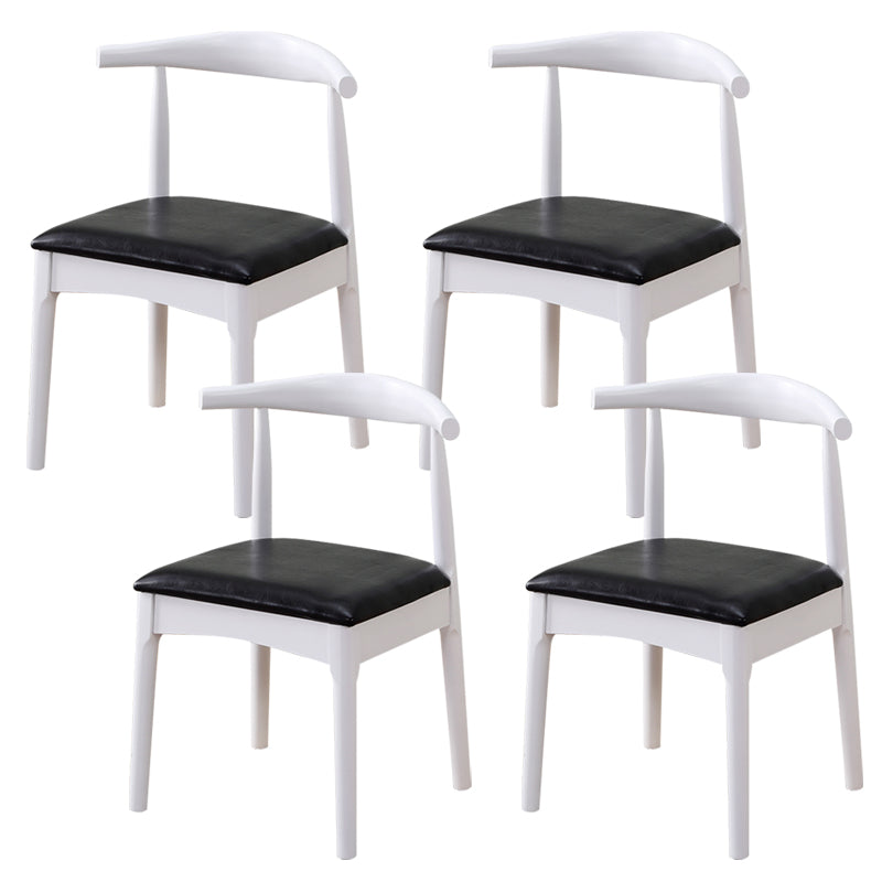 Wood Side Dining Chairs Modern Style Indoor-Outdoor Side Chair