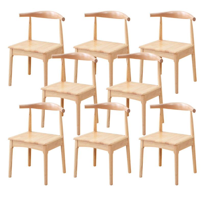 Wood Side Dining Chairs Modern Style Indoor-Outdoor Side Chair