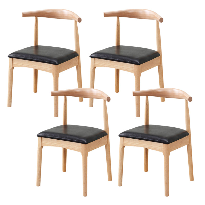 Wood Side Dining Chairs Modern Style Indoor-Outdoor Side Chair