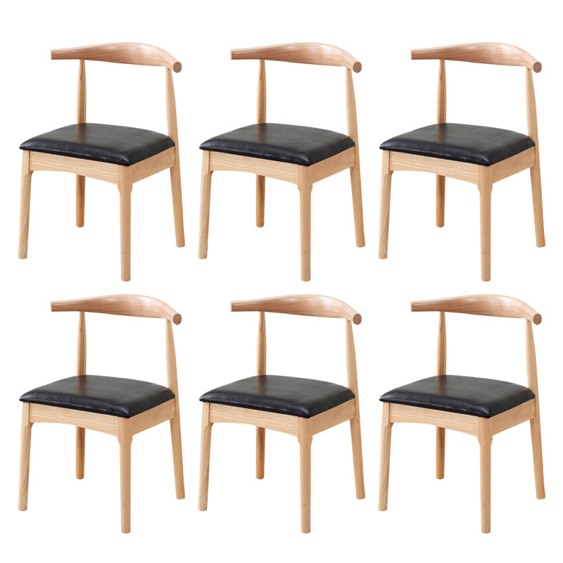 Wood Side Dining Chairs Modern Style Indoor-Outdoor Side Chair