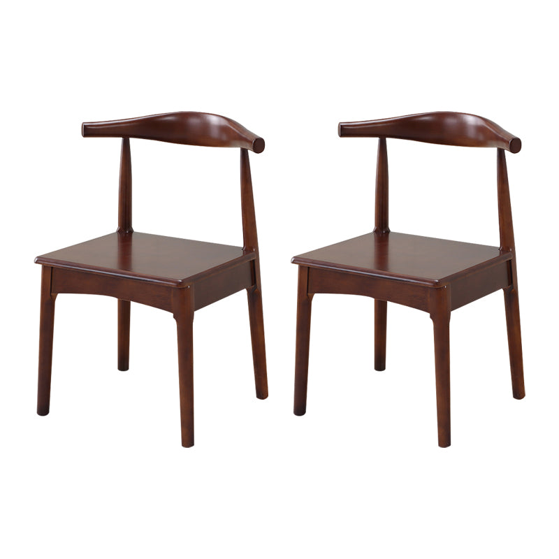 Wood Side Dining Chairs Modern Style Indoor-Outdoor Side Chair