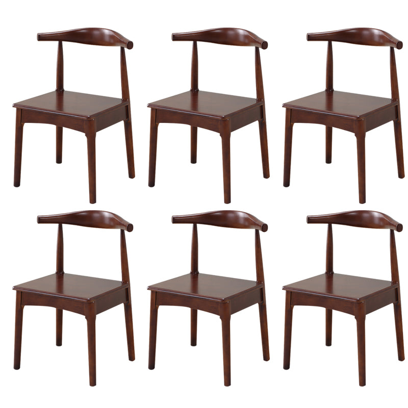 Wood Side Dining Chairs Modern Style Indoor-Outdoor Side Chair