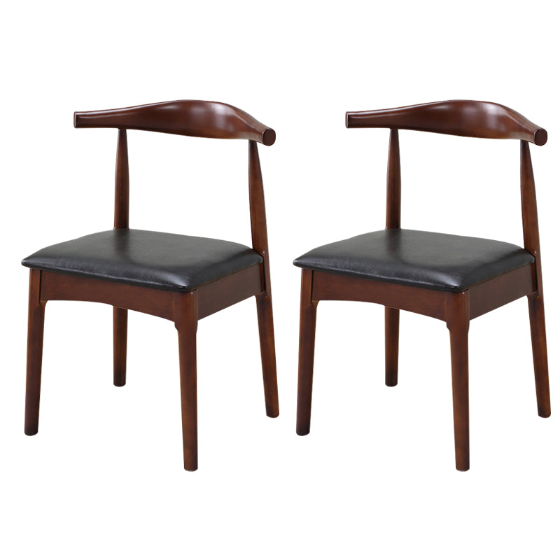 Wood Side Dining Chairs Modern Style Indoor-Outdoor Side Chair