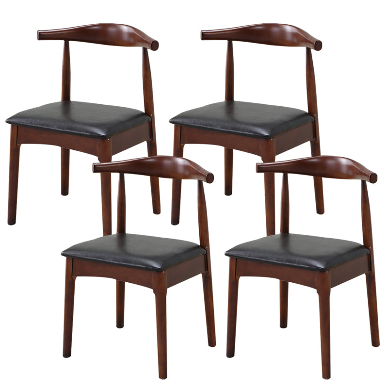 Wood Side Dining Chairs Modern Style Indoor-Outdoor Side Chair