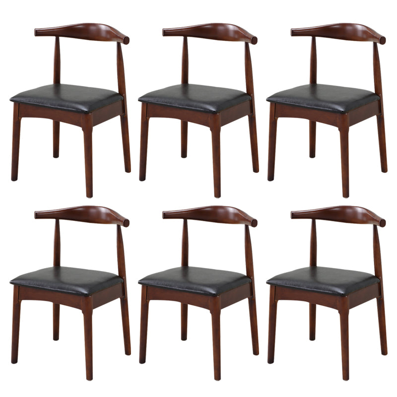 Wood Side Dining Chairs Modern Style Indoor-Outdoor Side Chair