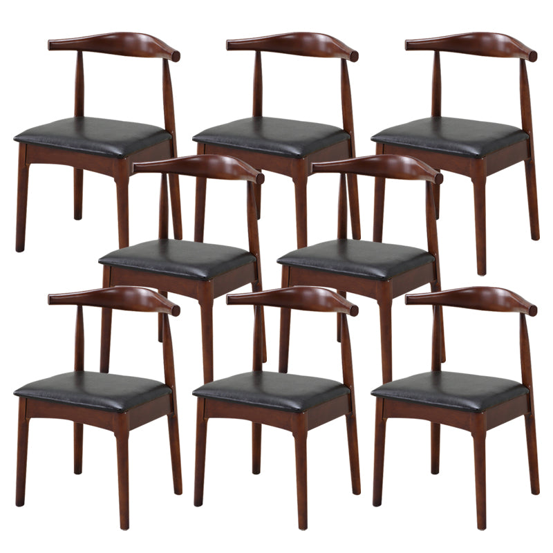 Wood Side Dining Chairs Modern Style Indoor-Outdoor Side Chair