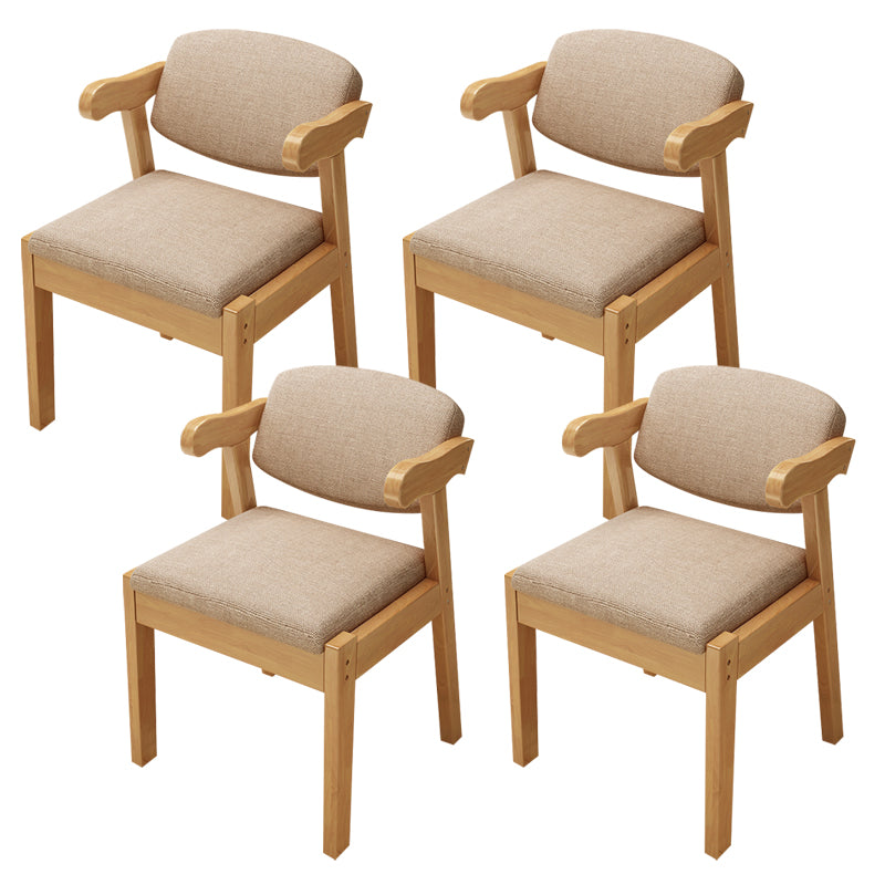 Wood Side Dining Chairs Modern Style Indoor-Outdoor Side Chair