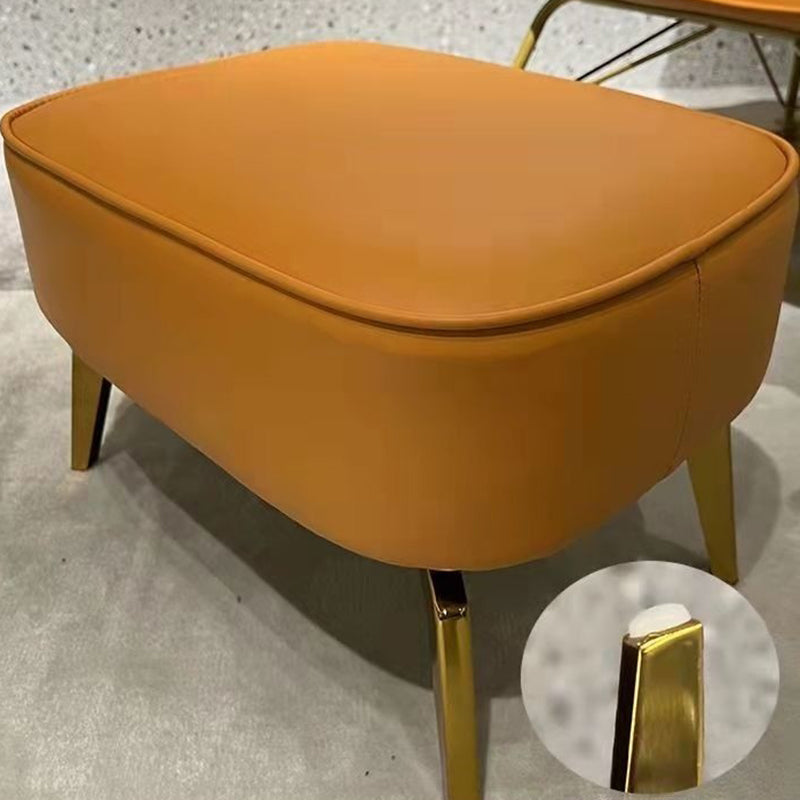 Modern Upholstered Rocker Chair Metal Frame Dirt Resistant Rocker Chair