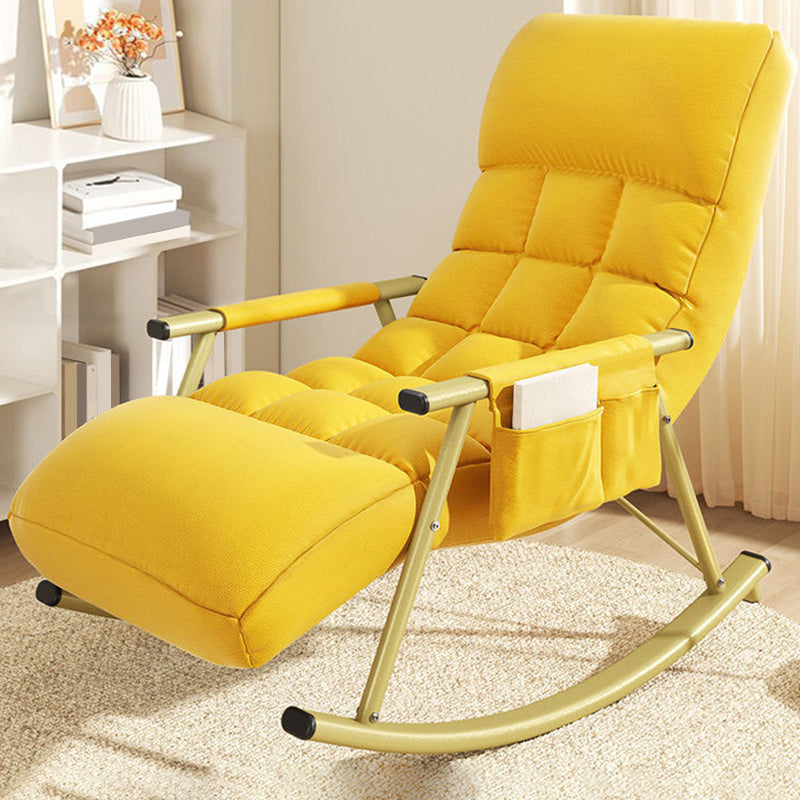 Home Leisure Lounge Chair Lazy Sofa Small Apartment Chair with Metal Frame