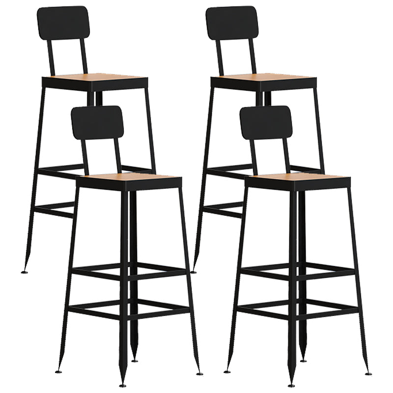 Industrial Style Bar Set 1/4/7/13 Pieces Solid Wood Rectangle Pub Dining Set