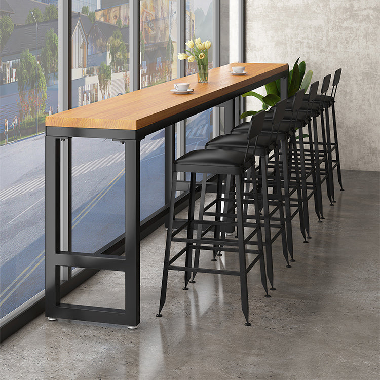 Industrial Style Bar Set 1/4/7/13 Pieces Solid Wood Rectangle Pub Dining Set