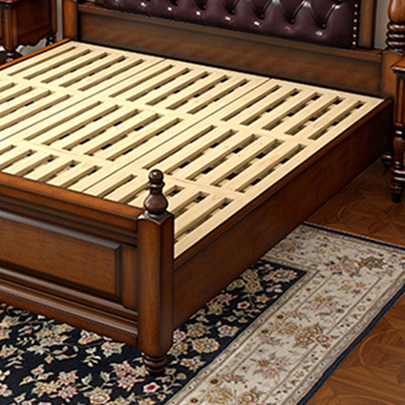 Tufted Upholstered Headboard Standard Bed Mattress Included Bed Frame