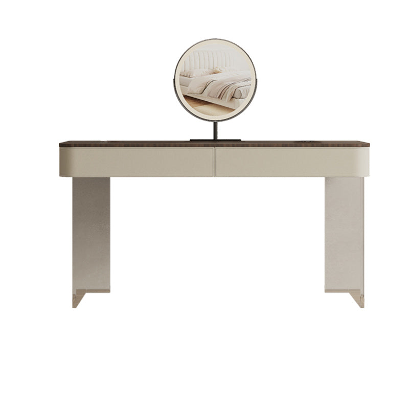 17.72" Wide Make-up Vanity in White Makeup Vanity Desk Table with Drawers