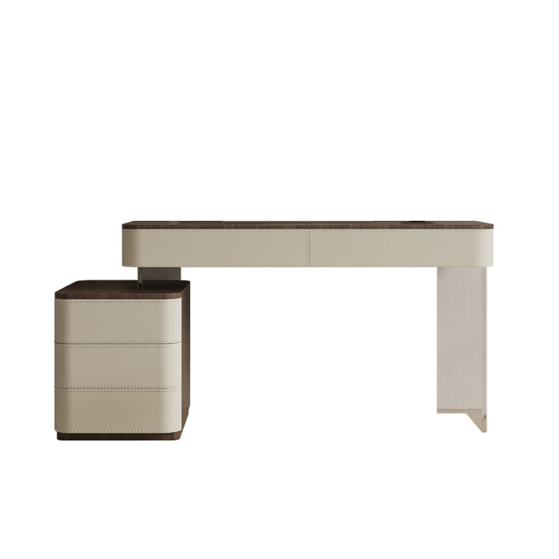 17.72" Wide Make-up Vanity in White Makeup Vanity Desk Table with Drawers