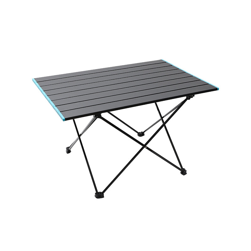 Rectangle Metal Camping Table Rustic Folding Table for Outdoor