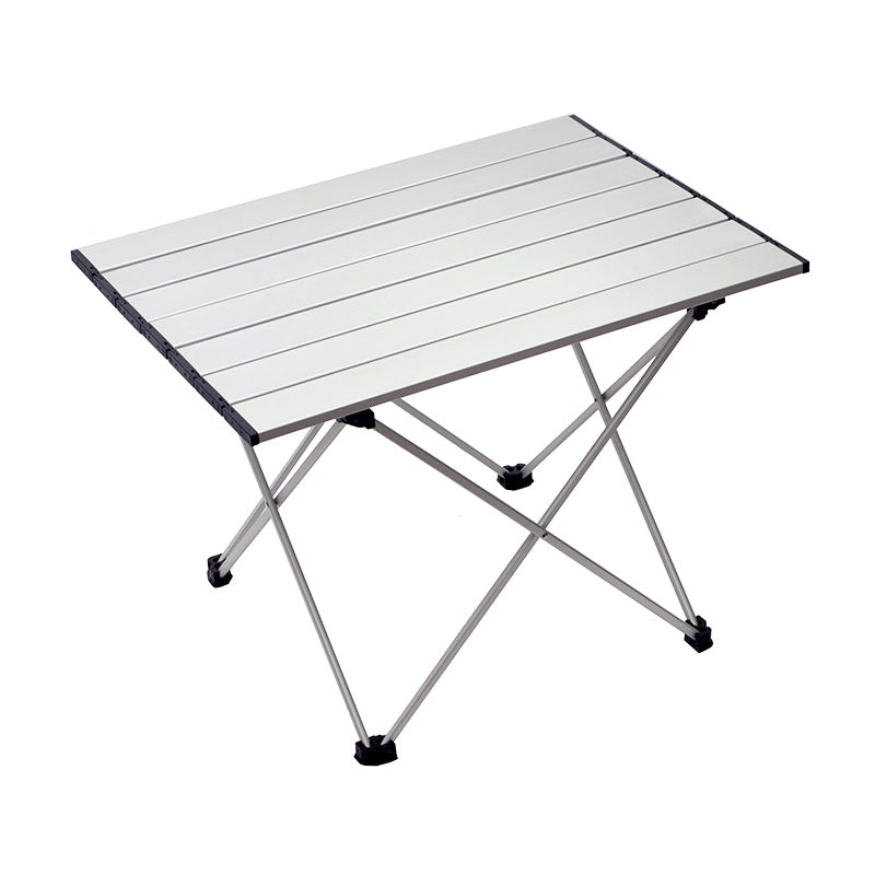 Rectangle Metal Camping Table Rustic Folding Table for Outdoor
