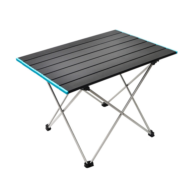 Rectangle Metal Camping Table Rustic Folding Table for Outdoor