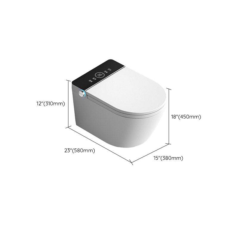 Modern 1-Piece Toilet In-Wall Urine Toilet with Seat for Washroom